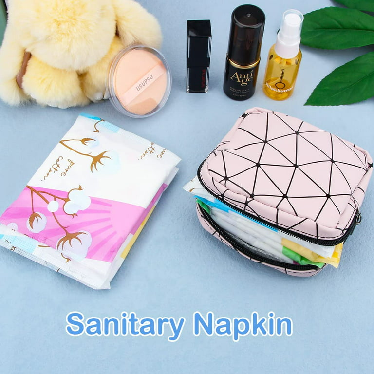 Cotton Napkin Tampon Storage Bag  Portable Sanitary Napkin Bag