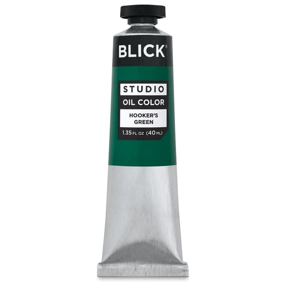 Blick Oil Colors - Hooker's Green, 40 ml tube