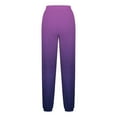thumbnail image 5 of Sakmal Lightweight Sweatpants Women Joggers Pants Graphic Casual Purple Hiking Sweatpants for Women L, 5 of 5
