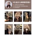 thumbnail image 4 of Gorro de invierno para mujer, de piel sintética suave y esponjosa, de pescador, de ala ancha, cálido para niña, 4 of 4