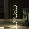 thumbnail image 3 of Ore International 38.5" In Else Nordic 5-Ring Shaped White Led Metal Table Lamp, 3 of 8