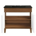 thumbnail image 4 of Modway Render 36" MDF and Particleboard Bathroom Vanity in White/Walnut/Black, 4 of 4