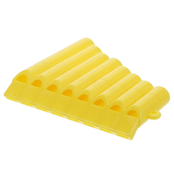 OUNONA C Key Rosy Plastic Pan Flute for Beginners, Music Lessons, Party Fun, and Easy Play Musical Instrument