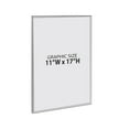 thumbnail image 2 of Azar Displays 122032-2PK 11x17-Inch H Wall Mount Acrylic Frame - Clear Acrylic Wall Frame Floating Wall Sign Holder - Adhesive Office Sign - Frameless Picture Frame, 2-Pack, 2 of 6