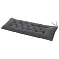 thumbnail image 4 of Yeerswag 59" x 20" x 4" Dark Grey Bench Outdoor Seating Cushion, Waterproof, Machine Washable, 4 of 8
