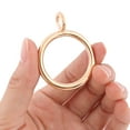 thumbnail image 5 of Uxcell Metal Window Curtain Drapery Rod Hanging Hook Clip Ring Gold Tone 20 Count, 5 of 5