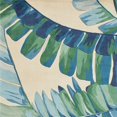 thumbnail image 1 of HomeRoots 352815 2 ft. 6 in. x 8 ft. Runner Wool Ivory & Blue Area Rug, 1 of 1