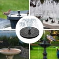thumbnail image 2 of Solar Fountain Outdoor, Solar Bird Bath Fountains Pump with 6 Nozzles, Upgraded Free Standing Floating Solar Powered Water Fountain Pump for Bird Bath, Garden, Pond, Pool and Outdoor, 7.1 inch, 2 of 9