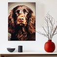 thumbnail image 3 of American Water Spaniel Dog Art Canvas, Pet Wall, Polygon Art Print on Canvas Canvas, large wall art, bathroom wall art, Ready to Hang,Living Room,Bedroom ＆ Office, 3 of 4