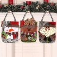 thumbnail image 5 of Bolsa colgante de dulces de Navidad, decoración de pared, bolsa de regalo de Papá Noel, bolsa de fiesta, decoraciones colgantes, bolsa de almacenamiento para chimenea, 5 of 5