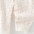 thumbnail image 6 of Linfrsh Newborn Baby Fall Winter Clothes Size 0-13 Months Cotton Ribbed Long Sleeve Onesie for Girls and Boys (Pink,10-16 Months), 6 of 7