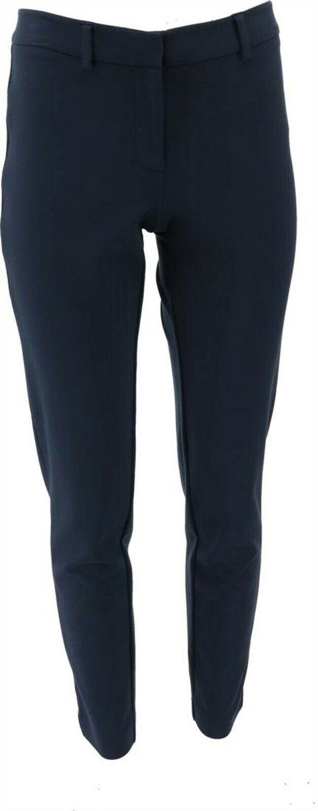 Lands' End Ponte Ankle Pants Black 18 