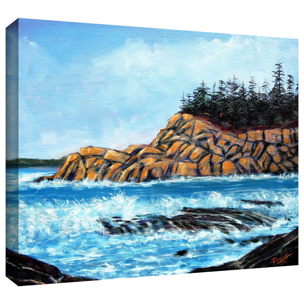 ArtWall Gene Foust "Roll Tide" Gallery-Wrapped Canvas Art