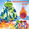 thumbnail image 4 of Odeerbi Toddler Winter Coat Kids Boys Girls Outerwear Jackets Baby Children's Ski Suit Thick Waterproof Blue, 4 of 4