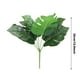 thumbnail image 3 of Monstera Deliciosa Artificial 2 Paquetes Arbustos Hojas Tropicales Hojas Verdes Para Fiesta Luau, 3 of 6