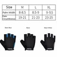 thumbnail image 4 of ACDANC 1Pairs Fingerless Gloves,Soft Fit Gym Gloves for Men,Versatile Outdoor Gear Workout Gloves,M,White, 4 of 7