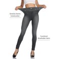 thumbnail image 3 of MISS MOLY Women's Skinny Stretch Pull-On Knit Jegging Pants Comfy Slim Fit Denim Jeans Leggings, 3 of 6