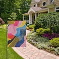 thumbnail image 2 of Yayeee Garden Flag 12" x 18" Double Sided Outdoor Yard Lawn Holiday Decorations, Stripes Pattern, 2 of 6