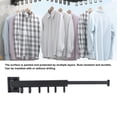 thumbnail image 4 of Laundry Drying Rack, Easy To Install Rugged Wall Mounted Clothes Drying Rack Retractable  for Balcony Bathroom, 4 of 8