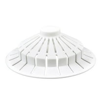 Danco Bathtub Silicone Rubber Hair Catcher Strainer Drain Cover with Suction Cup (10771)