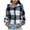 Black, variant on Hfyihgf Fleece Plaid Jackets for Women Plush Lepal Button Up Short Jacket Thick Cardigan Winter Coat Black S