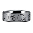 thumbnail image 3 of Tungsten Footballer's Ring, 3 of 4