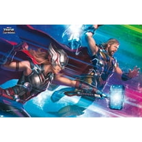 Marvel Thor: Love and Thunder - Bifrost Wall Poster, 14.725" x 22.375"