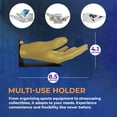 thumbnail image 3 of Hold My Ball Basketball Holders – Gold Large Hand Wall Mount Displays for Ball Storage & Memorabilia - Ball Storage rack for Basketball, Soccer or Volleyballs, 3 of 7
