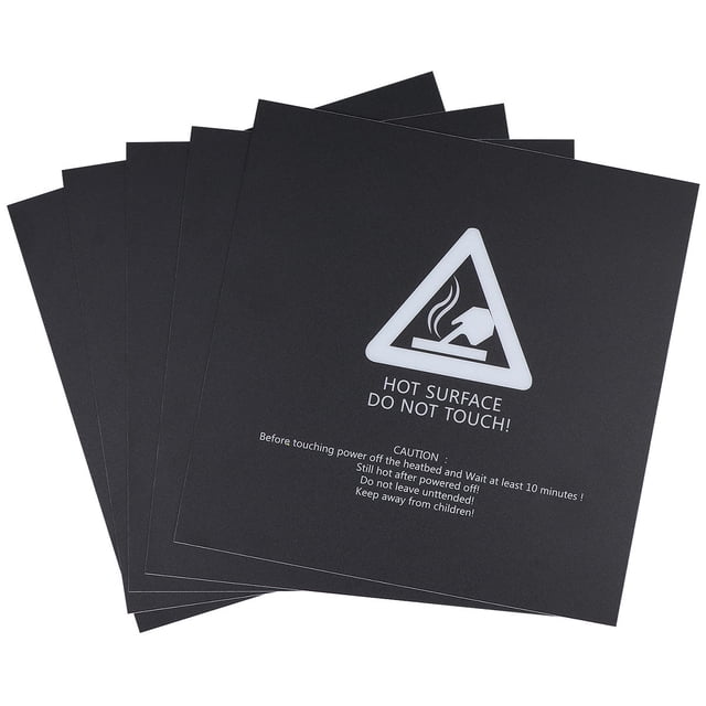 WHAMVOX 5 Pcs Printing Build Surface Sheets for 3D Printing with Durable Composite Material
