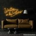 thumbnail image 3 of Glowneon Written In The Stars Neon Sign, Written In The Stars Led Sign, Custom Motivation Quotes, 3 of 5