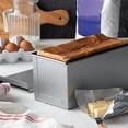 thumbnail image 3 of Loaf Pan with Lid, Dough Capacity Rectangular Bread Pan, Non-Stick Long Bread Pans for Homemade Bread,Pullman Loaf Pan,1 * Loaf Pan,Silver, 3 of 6