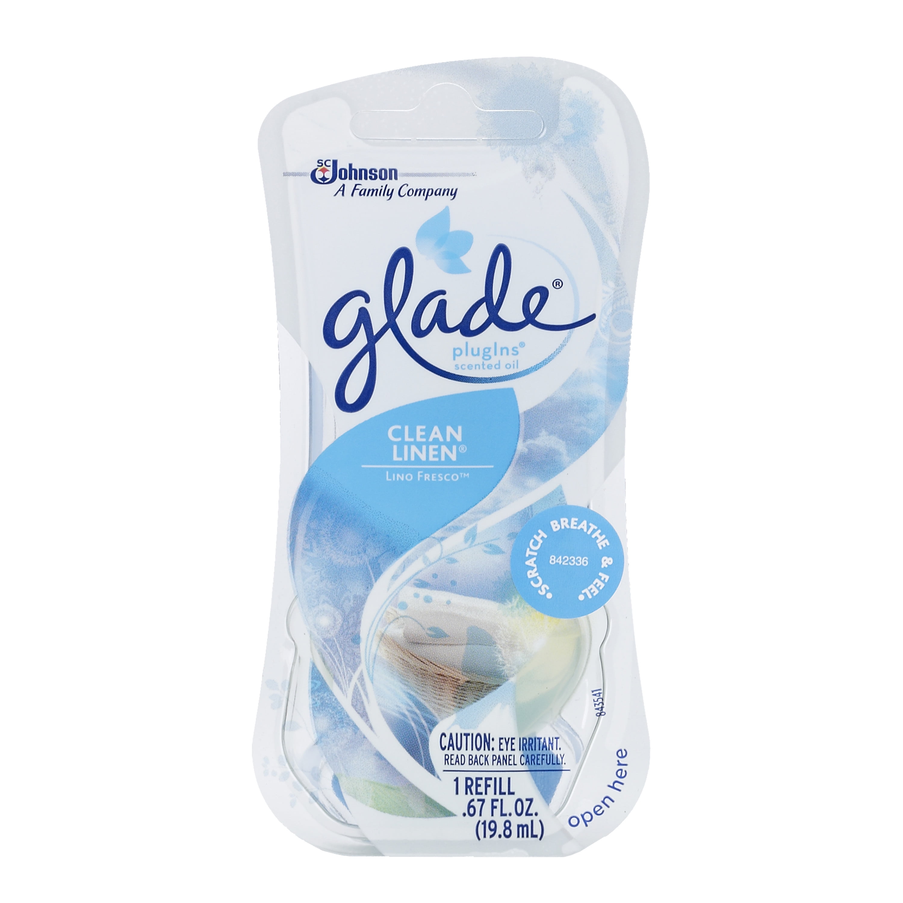 Glade Plug In, Clean Linen, 0.67 Fl. Oz. - Walmart.com