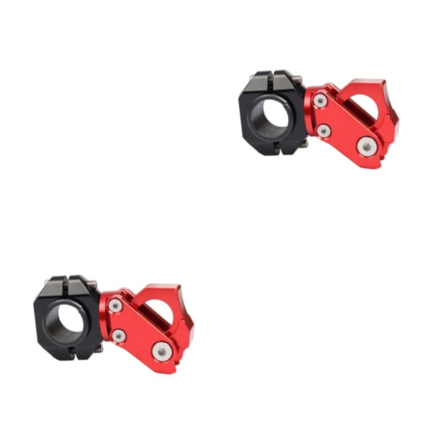 Riwesomey Gancho para motocicleta, guantera para casco, bolsa de artículos diversos, colgador de equipaje, fuerte modificado para accesorios de Rojo 2piezas