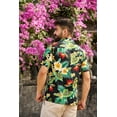 thumbnail image 7 of Men's Hawaiian Shirt Short Sleeve Button Down Casual Beach Aloha Shirts, 7 of 7