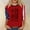 Red, variant on Women's We The People 250 Years Raglan Shirt with 1776 to 2026 Star Circle and Red Black Striped Flag, Soft Cotton Blend for Daily Wear Gym Sessions Beige L