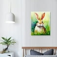 thumbnail image 4 of COMIO  Rabbit Canvas Art - Home Decor Wall Art Print Poster Painting, 4 of 5