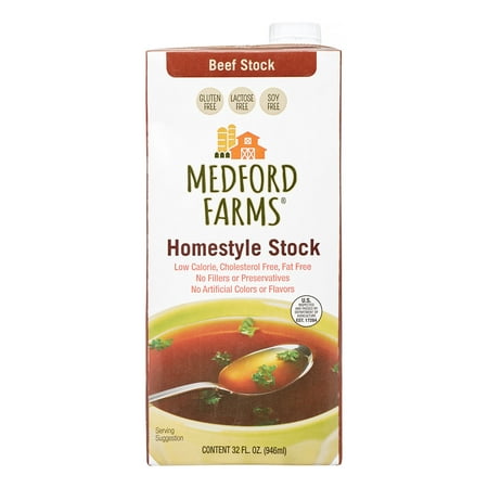 Medford Farms Stock, Beef, 32 Fl Oz