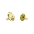 thumbnail image 2 of Round Beveled Magnetic Snap, Natural Brass, 2 of 9
