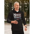 thumbnail image 3 of Election 2024 Nikki Haley 2024 Mens Pullover Hoodie, 3 of 5