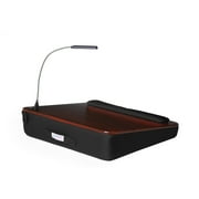 Sofia+Sam Memory Foam Lap Desk with USB Light, Wood Top