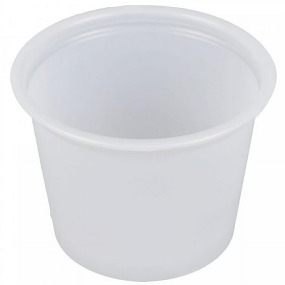 Solo Souffle Cup, 1 oz., Translucent Plastic, Disposable, 250 Count