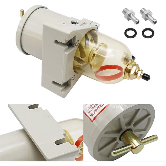 500FG 500FH Diesel Fuel Filter Oil Water Separator For Trucks/Boat 2/10/30 Micron Turbine Marine Diesel Engine Diesel Engine 1PACK