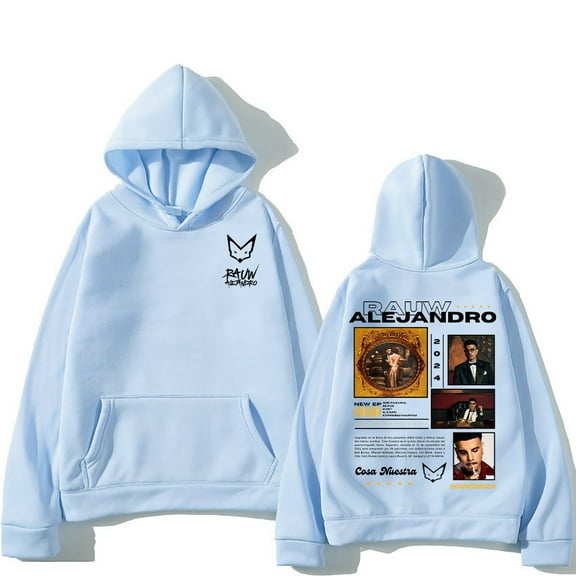 Rauw Alejandro New Hoodie Fanshion Printing Sweatshirt Autumn Unisex High Street Loose Clothing Tends Classic Versatile Pullover