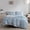 Yxy-blue, variant on 3pcs Caramel Pumpkin Duvet Cover Queen Size Burnt Orange Terracotta Bedding Set Modern Rust Brown Comforter Cover Solid Color Microfiber Duvet Cover Adults Boho Aesthetic Duvet Cover Set