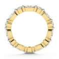thumbnail image 4 of Marquise & Round Shape Lab Grown Diamond Kenzie Eternity Ring For Women | 3 Carat IGI Certified 14K Yellow Gold | FG-VS Quality Friendly Diamonds Eternity Ring Size 6.5, 4 of 4