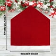 thumbnail image 4 of RuiJiao 6 - piece Non - woven Christmas Chair Covers with Santa Hat Design - Ideal for Festive Decor, 4 of 9