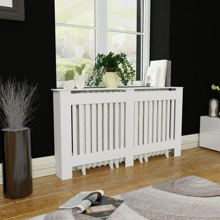 2019 New White MDF Radiator Cover Matte Finish Heating Cabinet Household Appliance Accessories