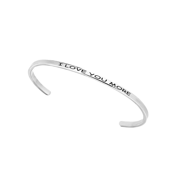 Personalized Women's Stainless Steel 8-inch Bracelet