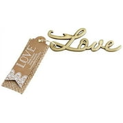 Kate Aspen Love Antique Bottle Opener, Gold