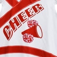 thumbnail image 5 of Girls Cheerleading Costume Outfit Sleeveless Tops with Skirt Fancy-Dress, 5 of 7